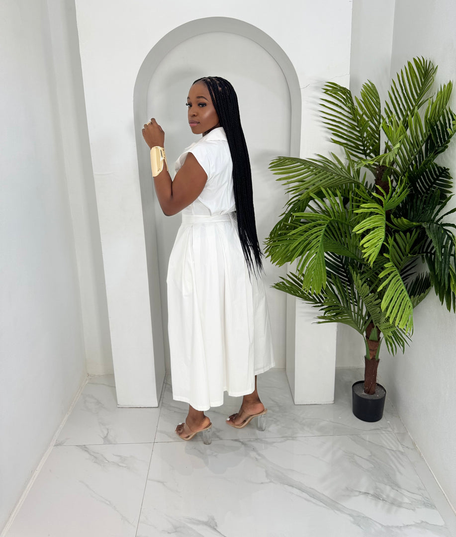 Silque midi dress