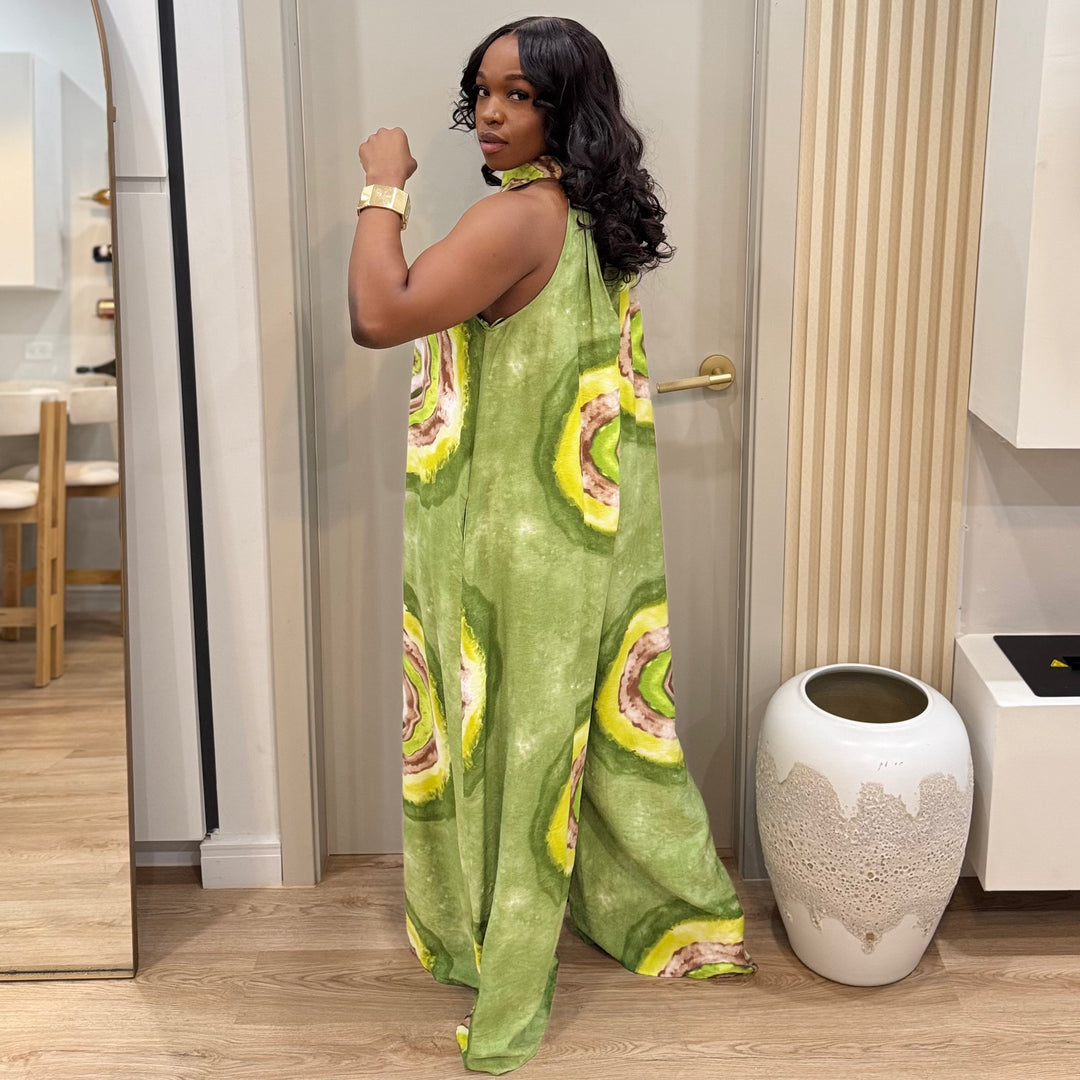 Avenza printed jumpsuit
