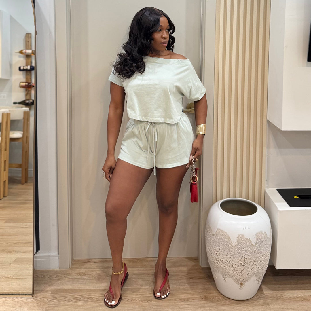 Off Duty shorts set