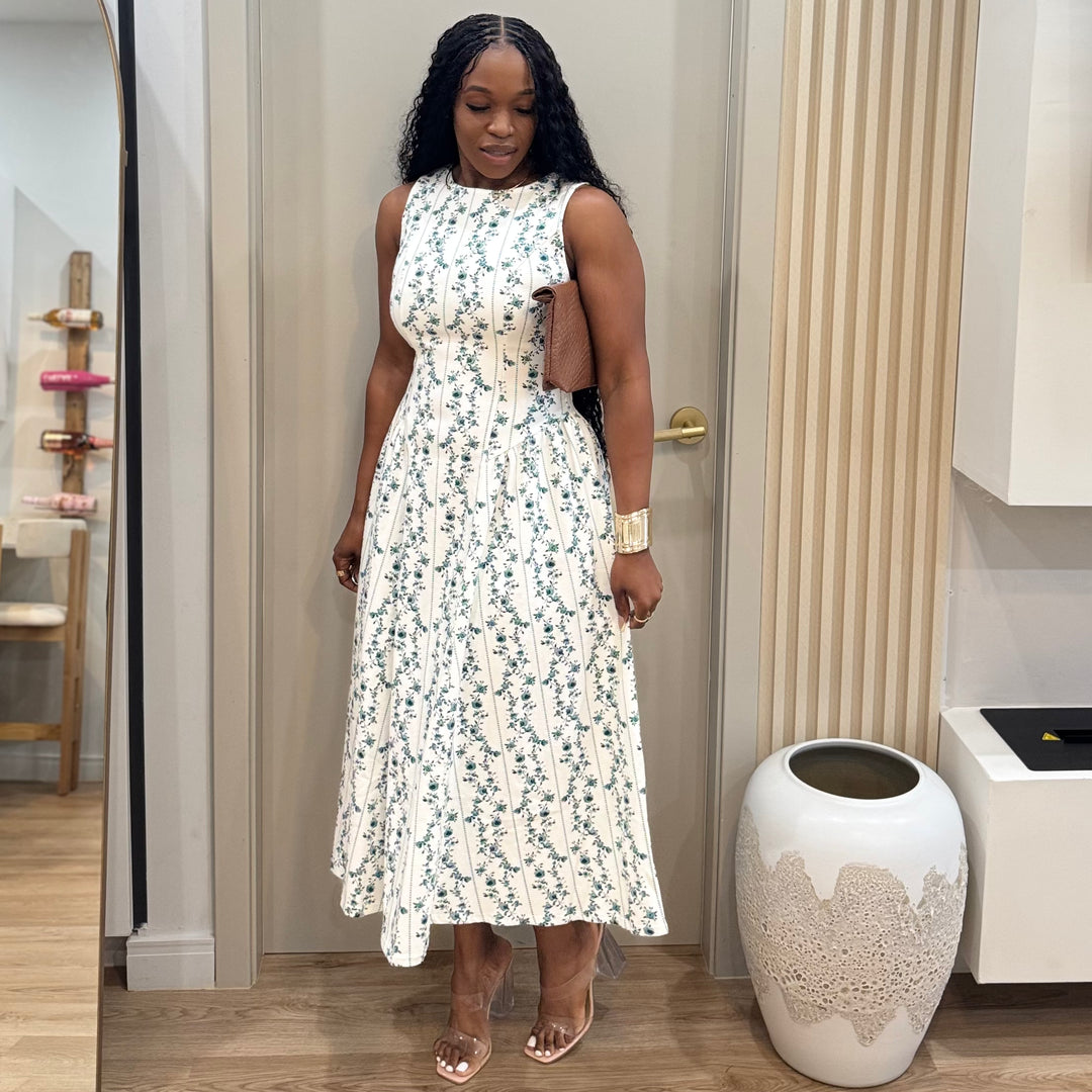 Ocean drive midi dress