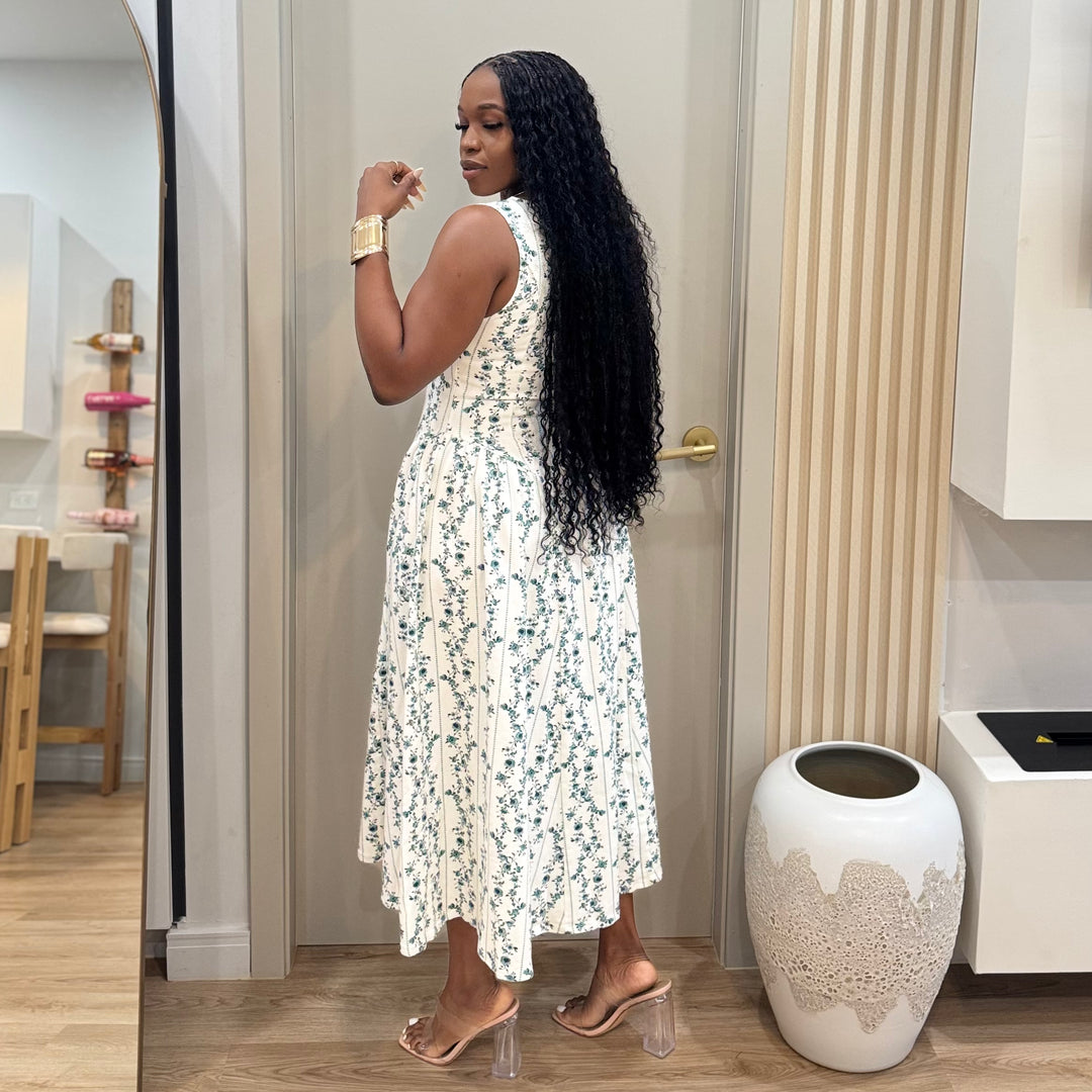 Ocean drive midi dress