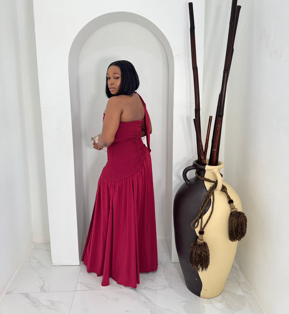 Seraphine corset Maxi dress
