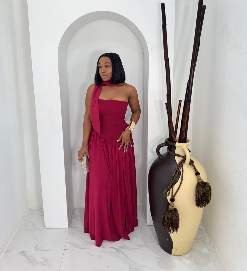 Seraphine corset Maxi dress