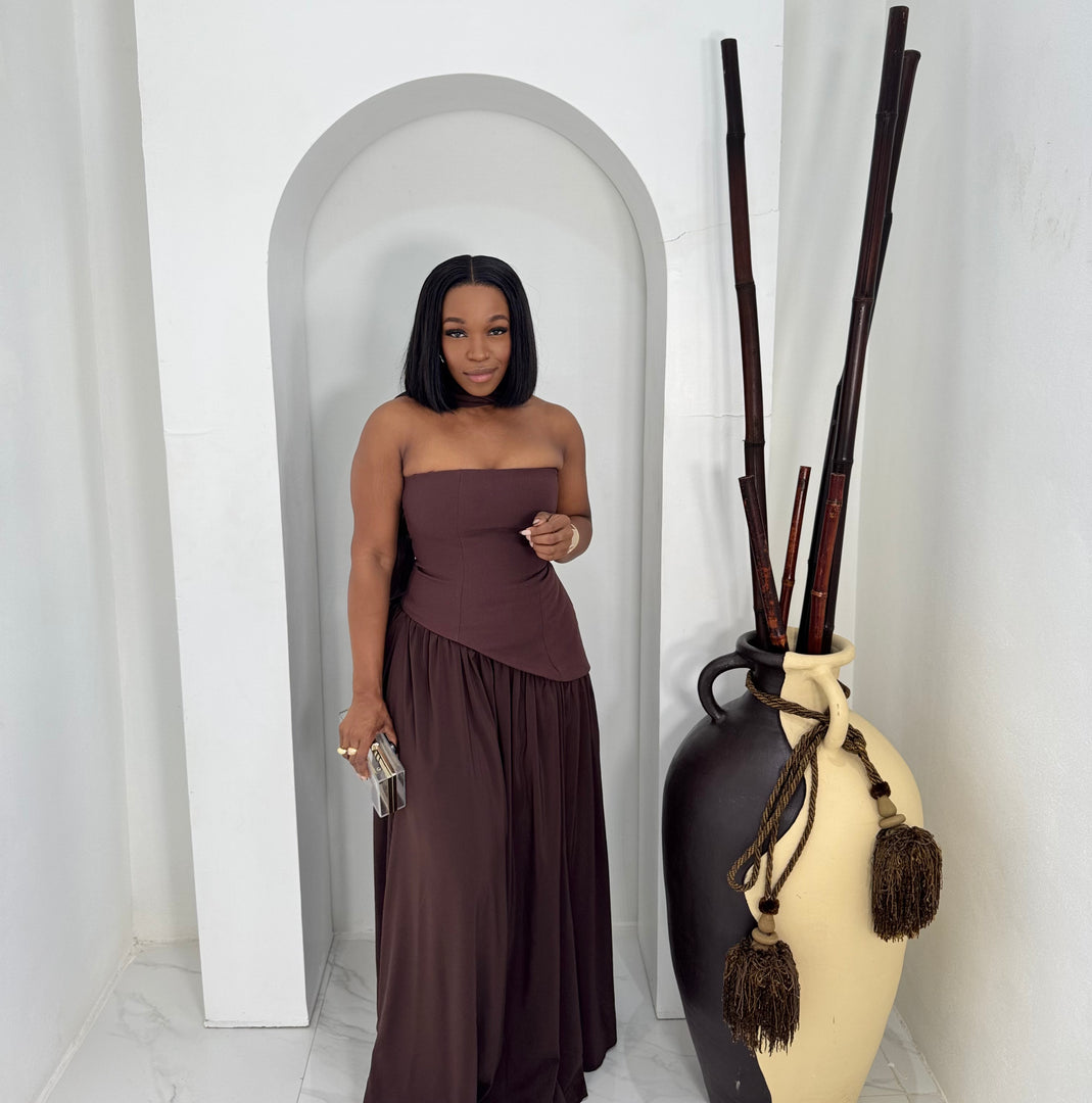 Seraphine corset Maxi dress