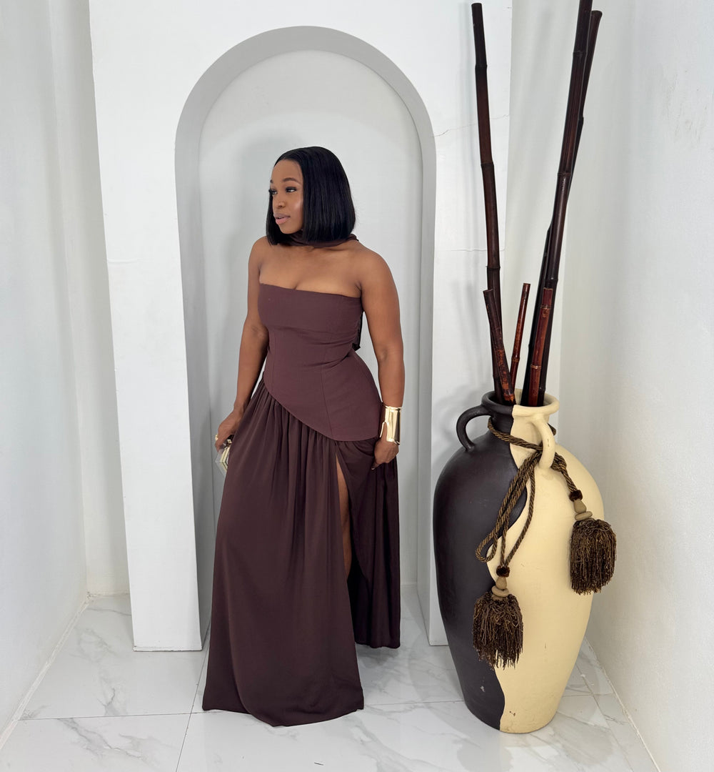 Seraphine corset Maxi dress