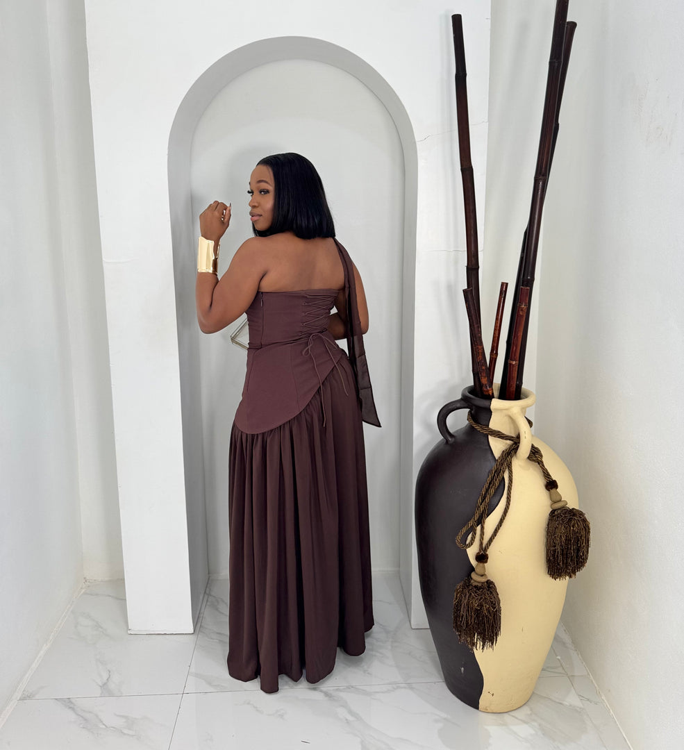 Seraphine corset Maxi dress