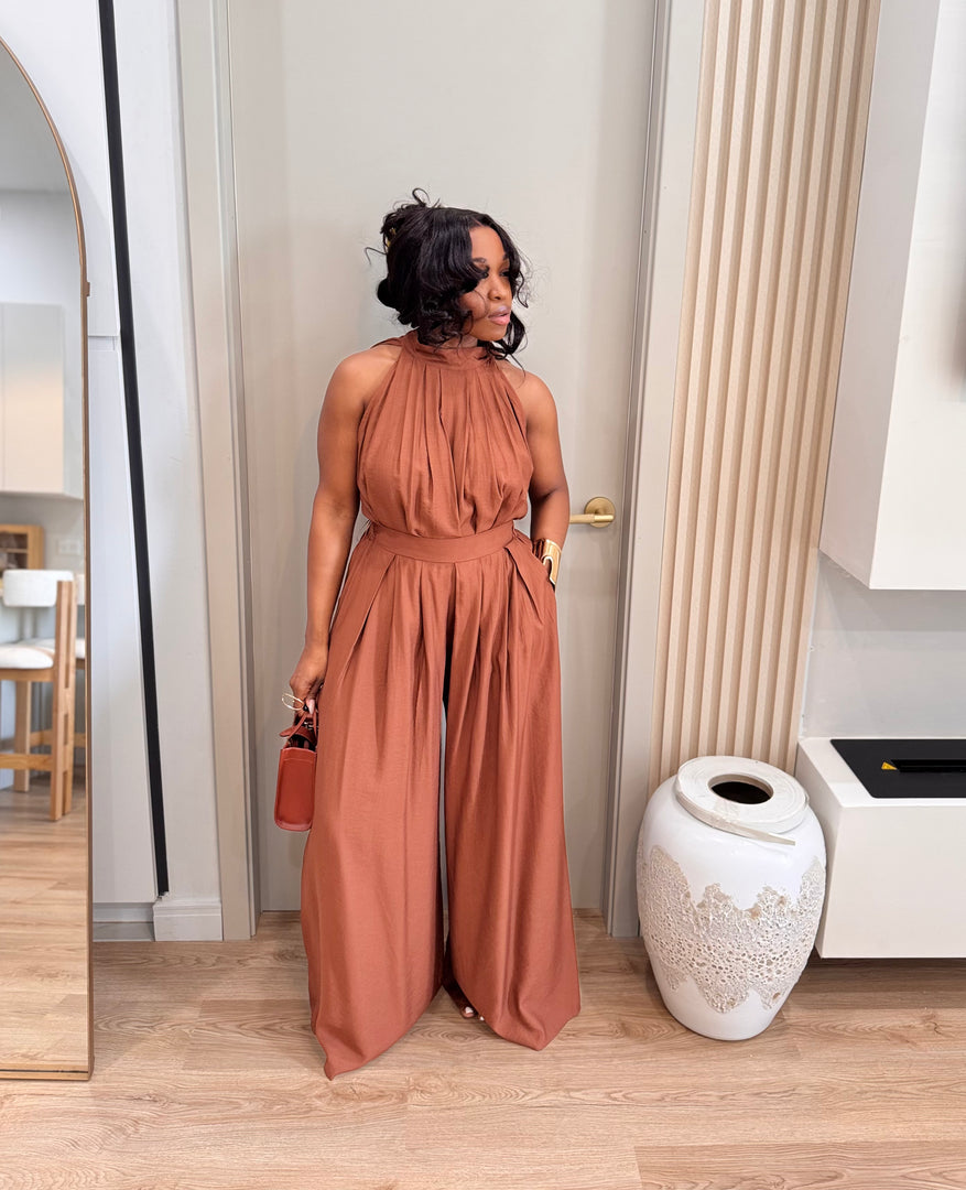 Coco Butta brown  pants set