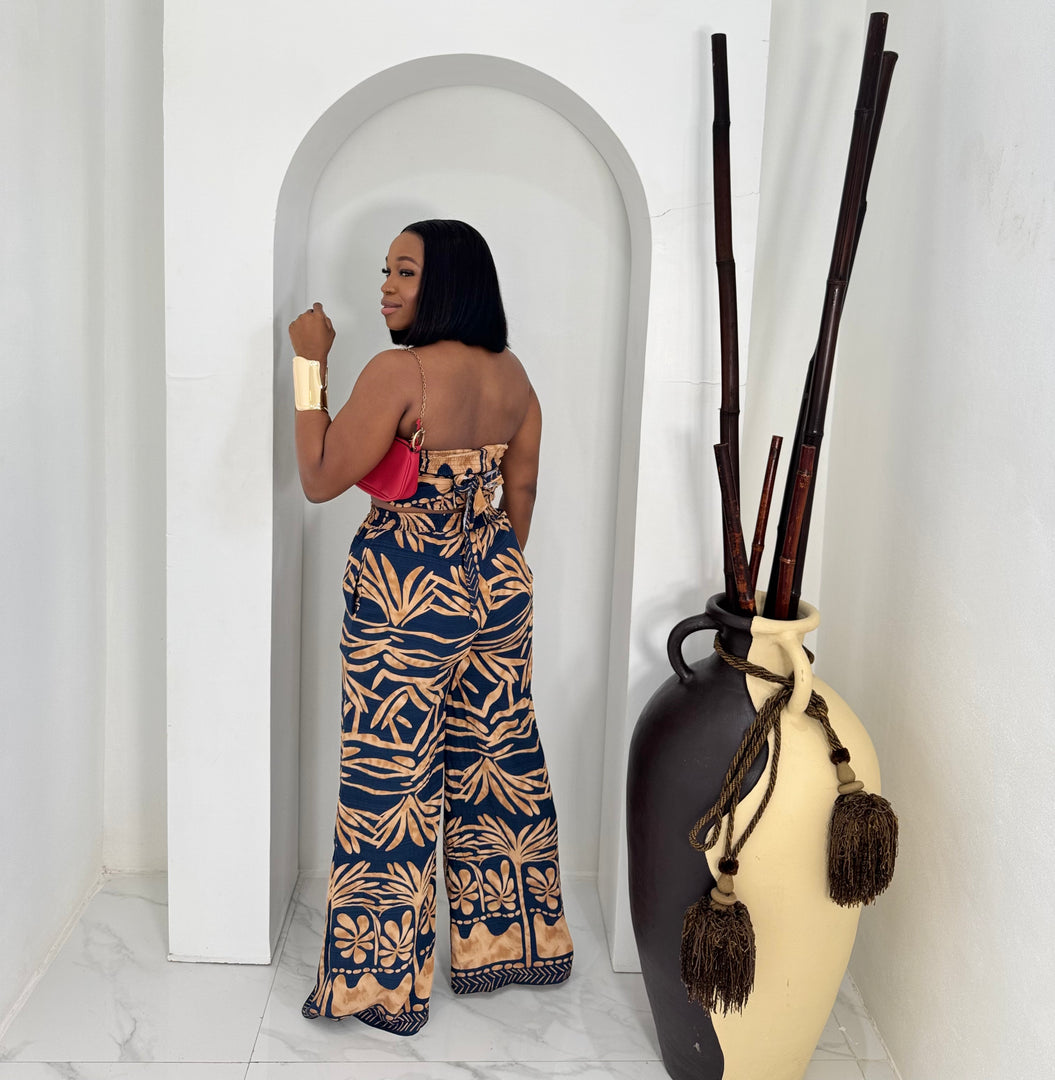 Petaluxe printed pants set