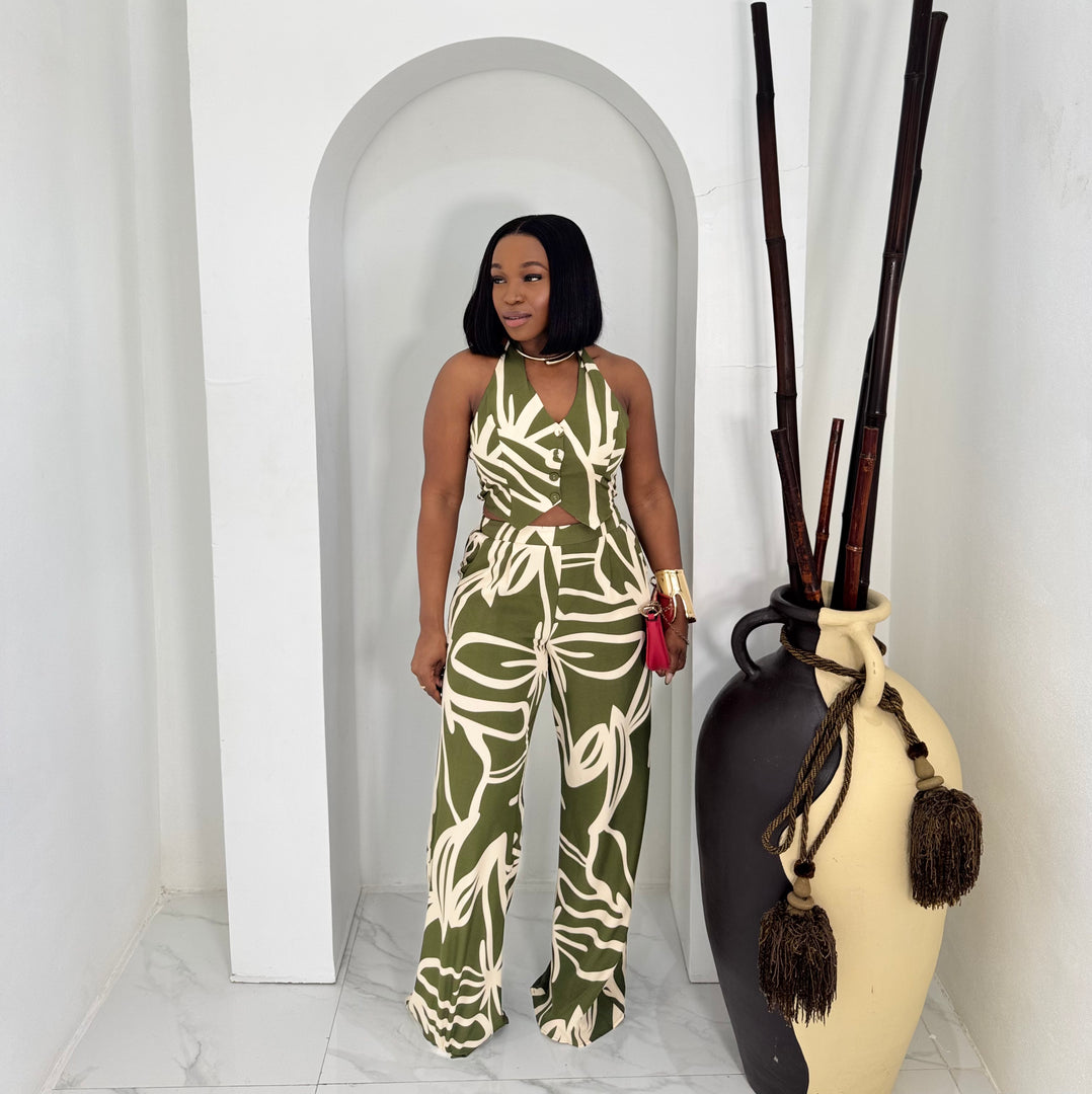 Portico vest pants set