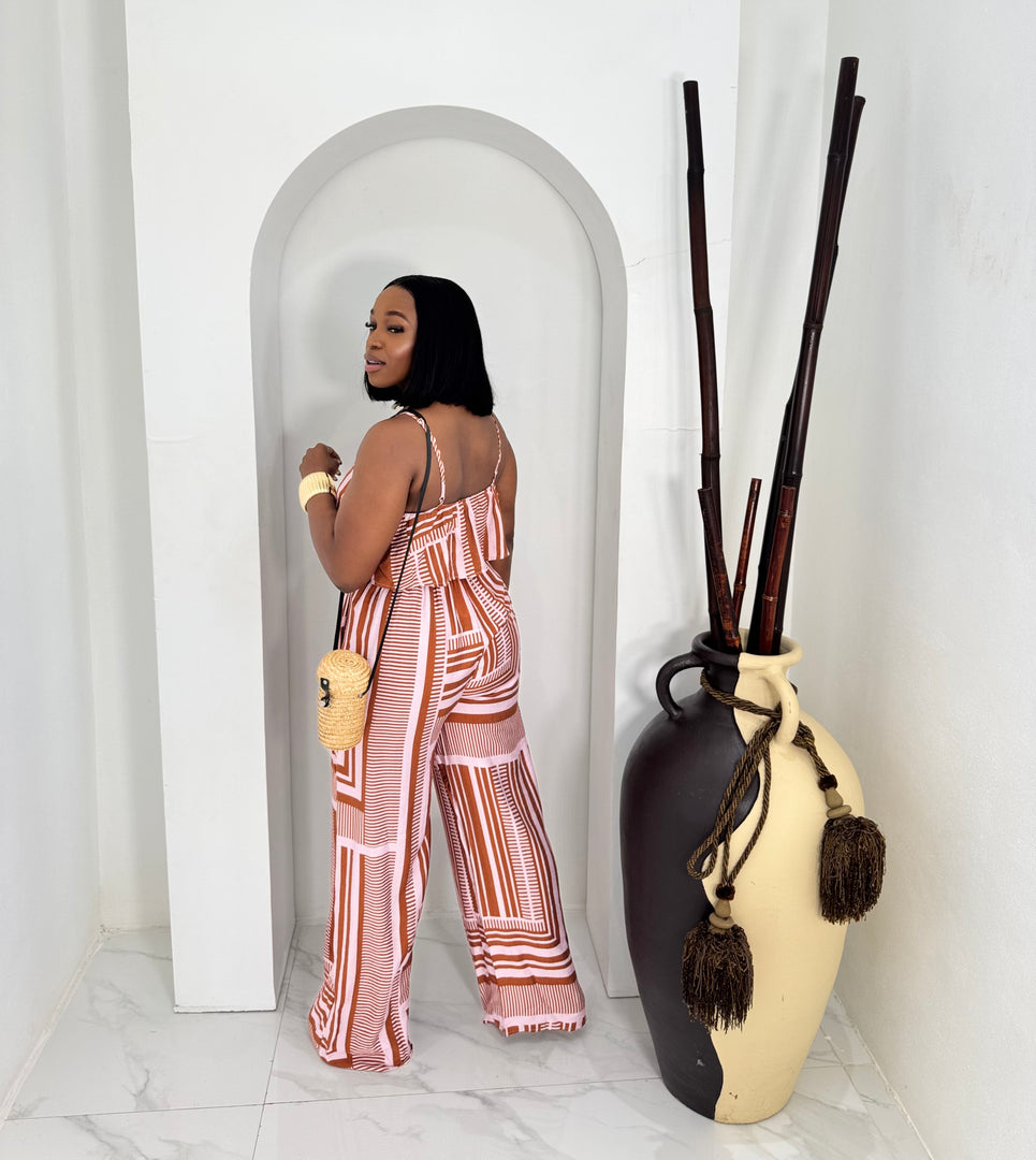 Stratos printed jumpsuit
