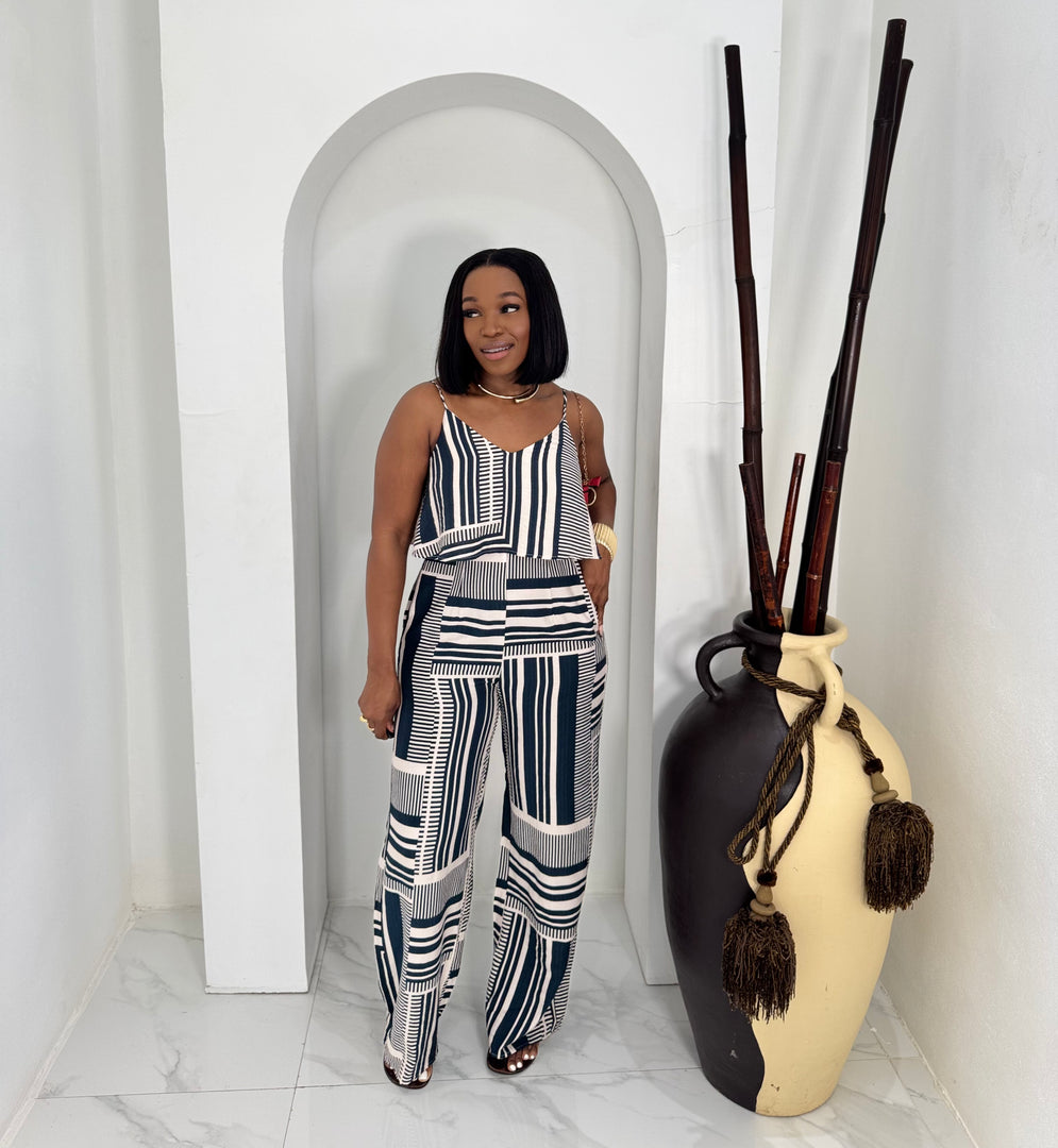 Stratos printed jumpsuit
