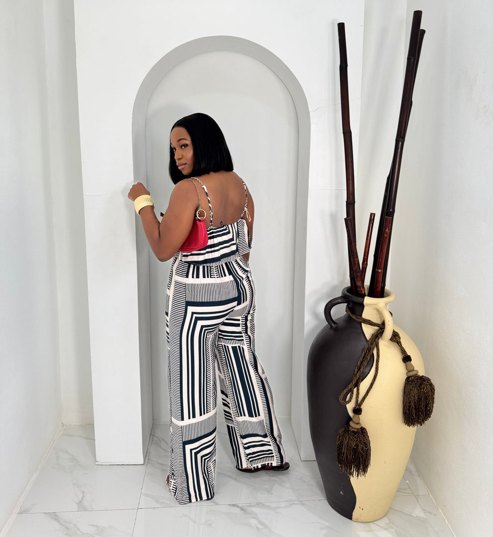 Stratos printed jumpsuit