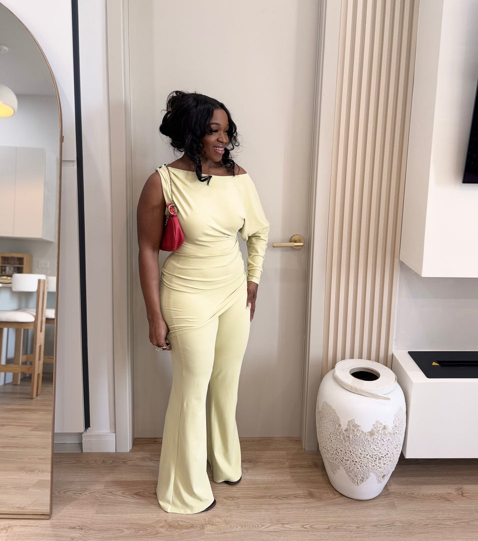 Dana 2 piece Asymmetrical pants set