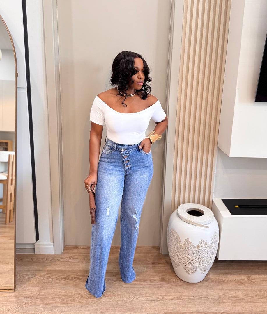 The Standard wide leg  denim