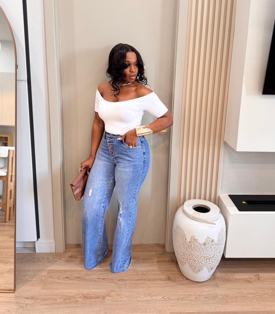 The Standard wide leg  denim