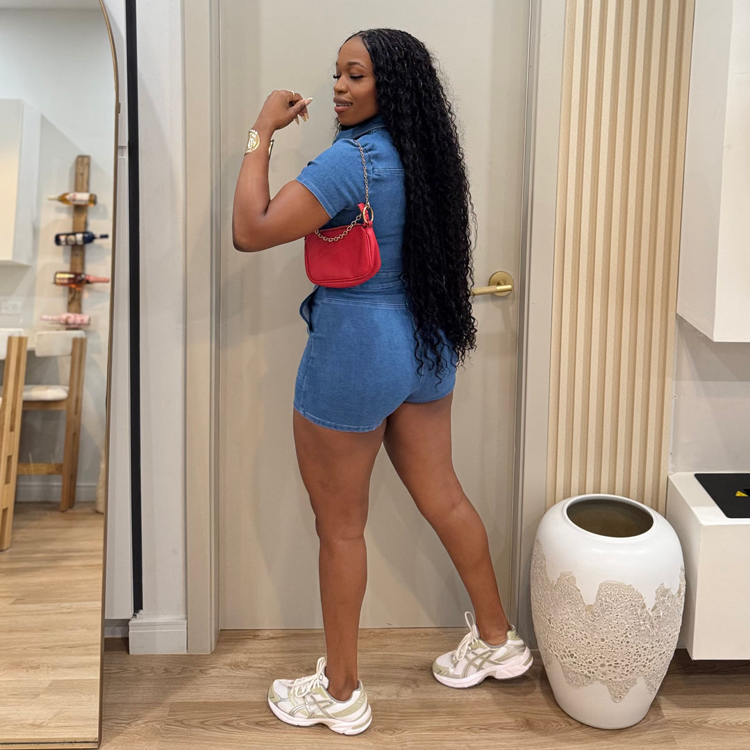 Casual Flex denim romper