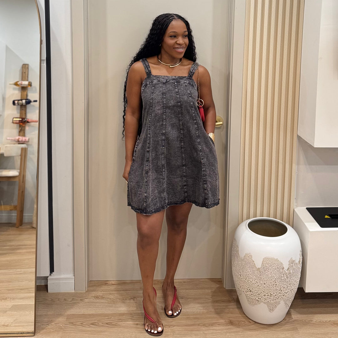 Bella denim dress