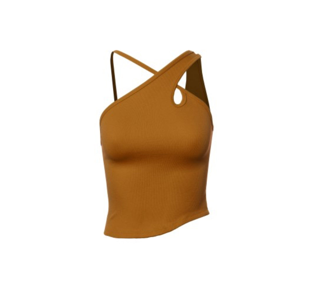 Sweet cut cropped top