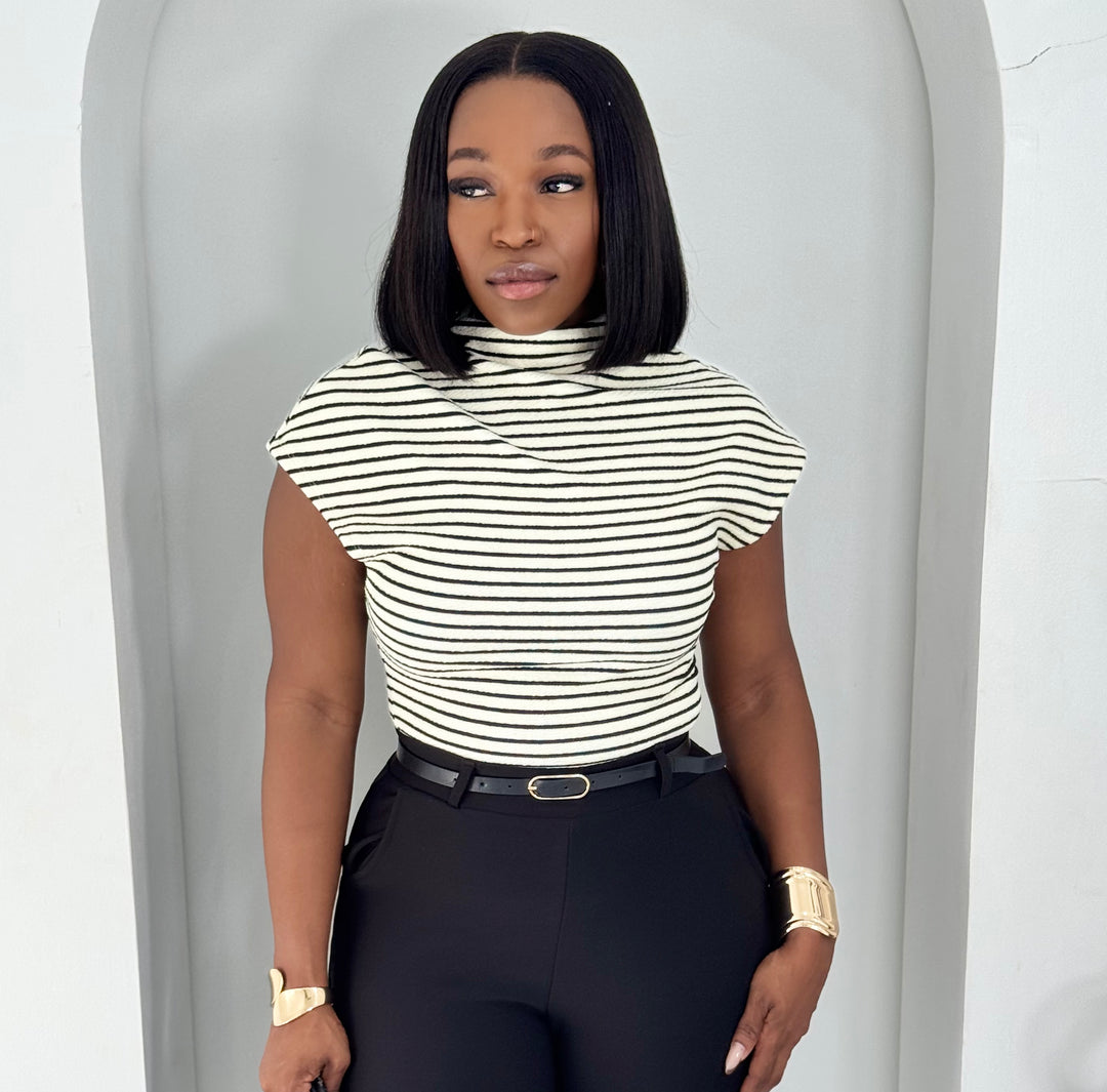 Power Hour stripe top