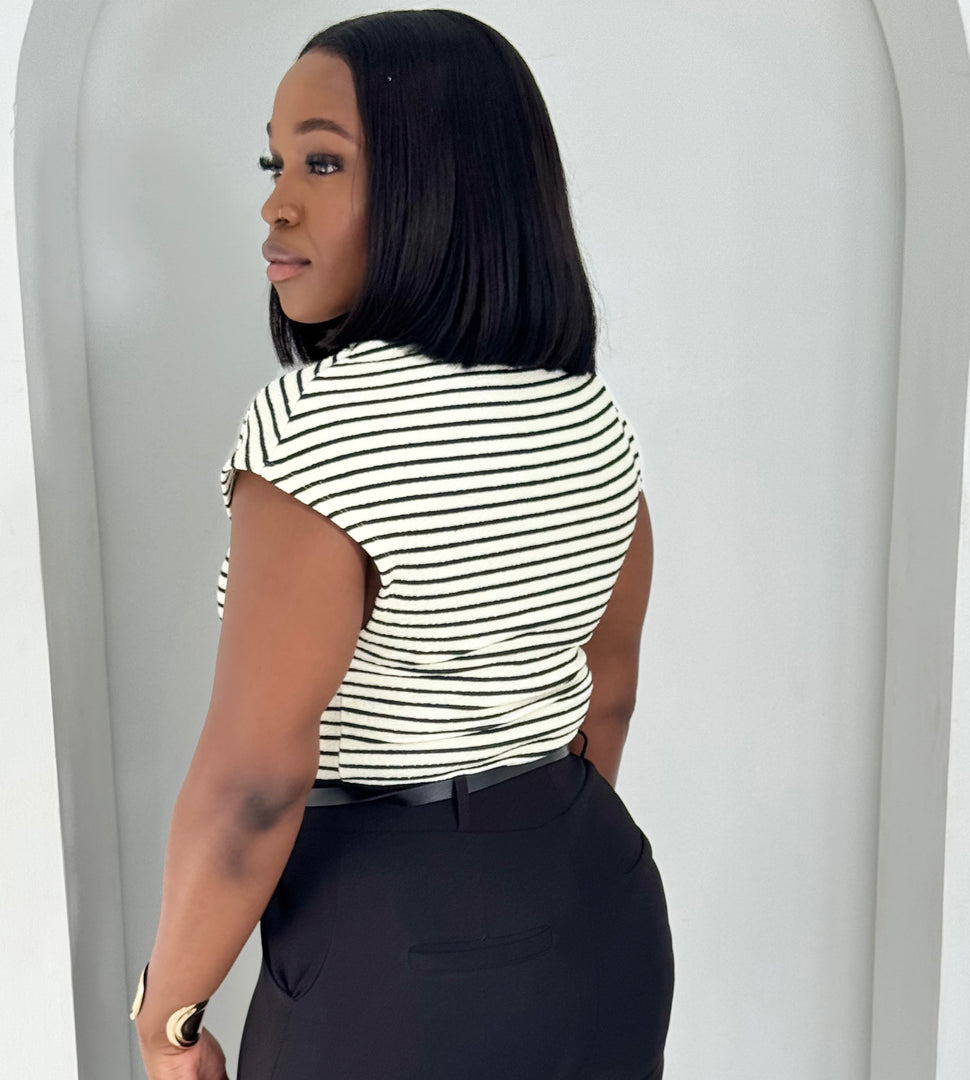 Power Hour stripe top