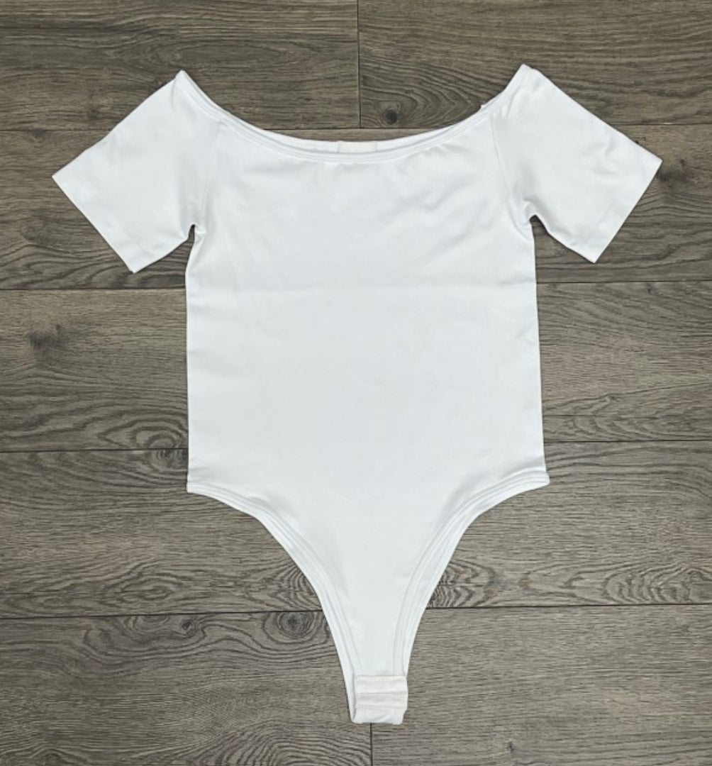 The base layer off shoulder bodysuit