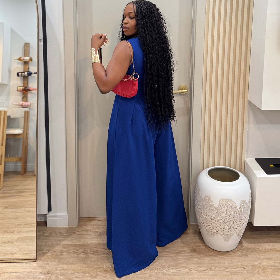 Luminous Zipper front jumpsuit