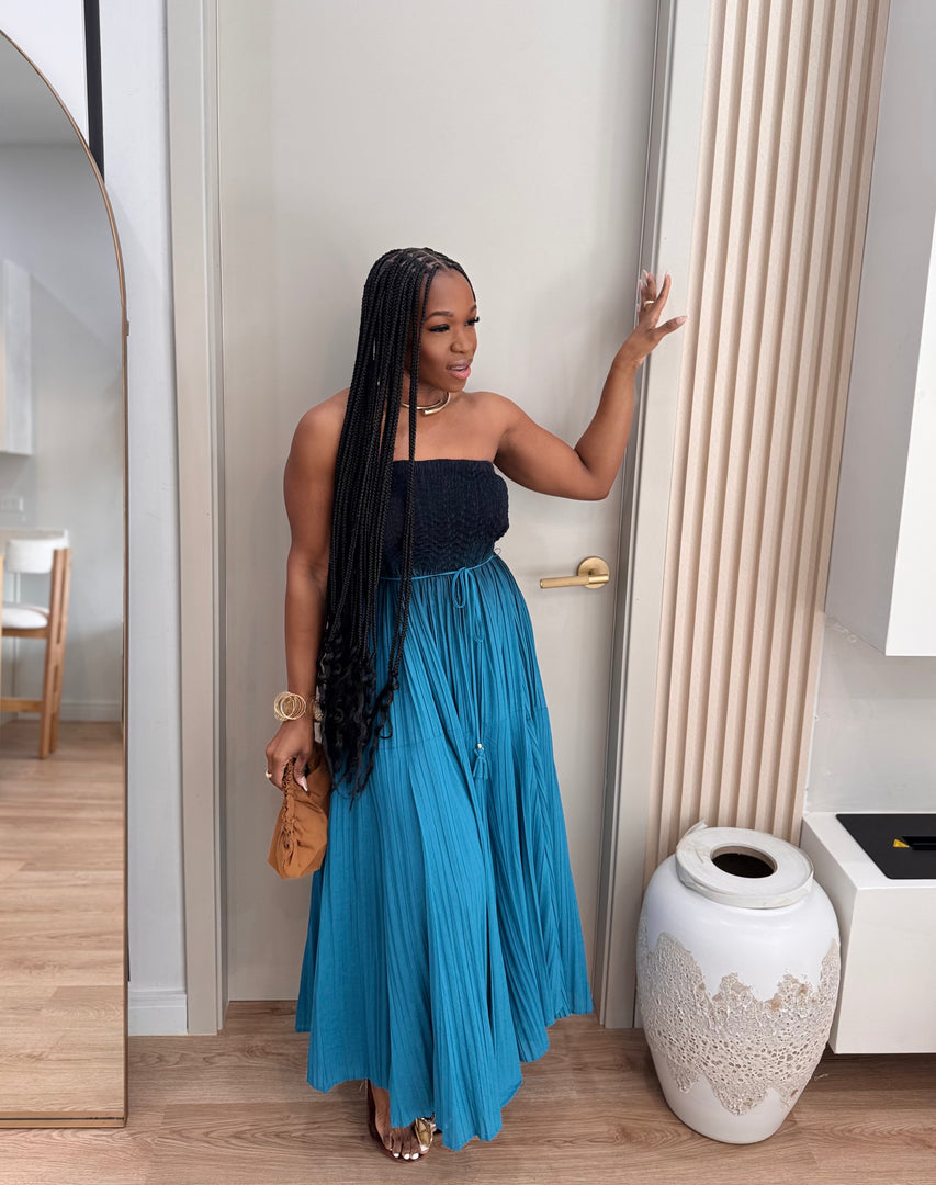 Skyline Ombre tube dress