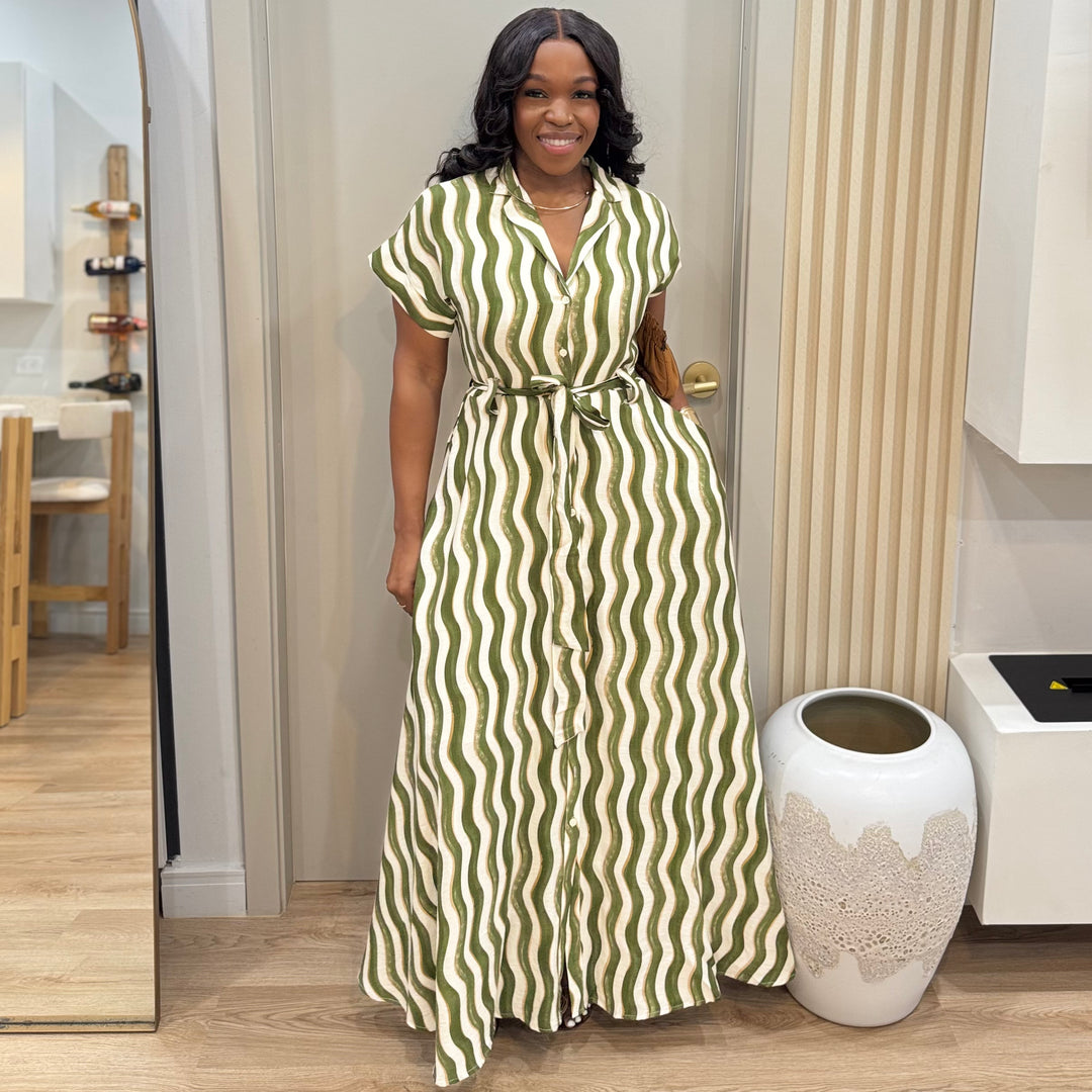 Dynasty printed midi dress