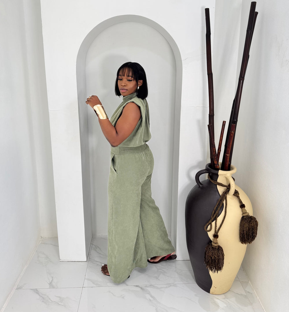 Adelise high neck jumpsuit