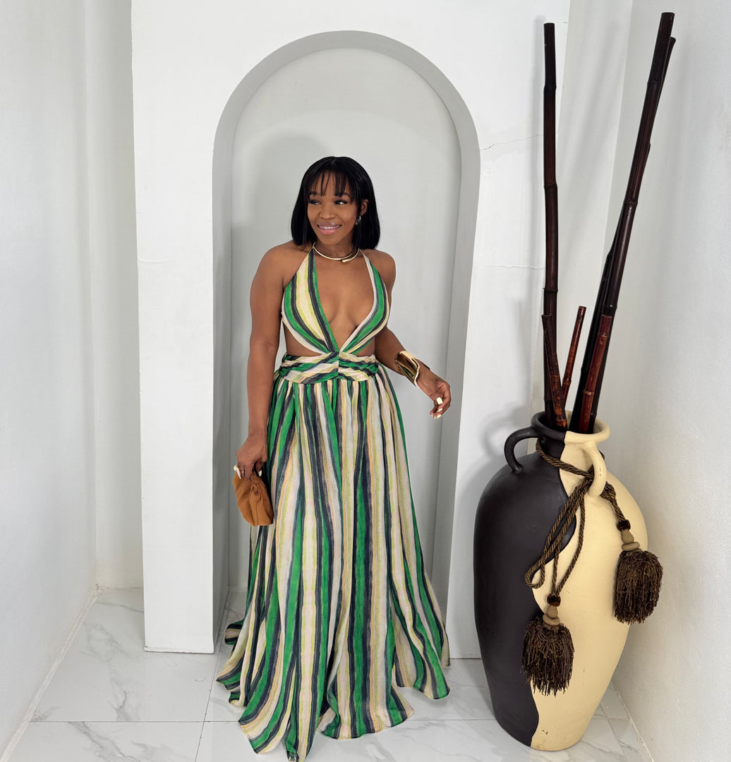 Bouga printed maxi dress
