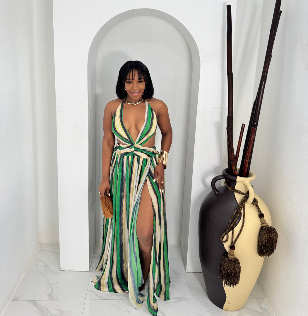 Bouga printed maxi dress