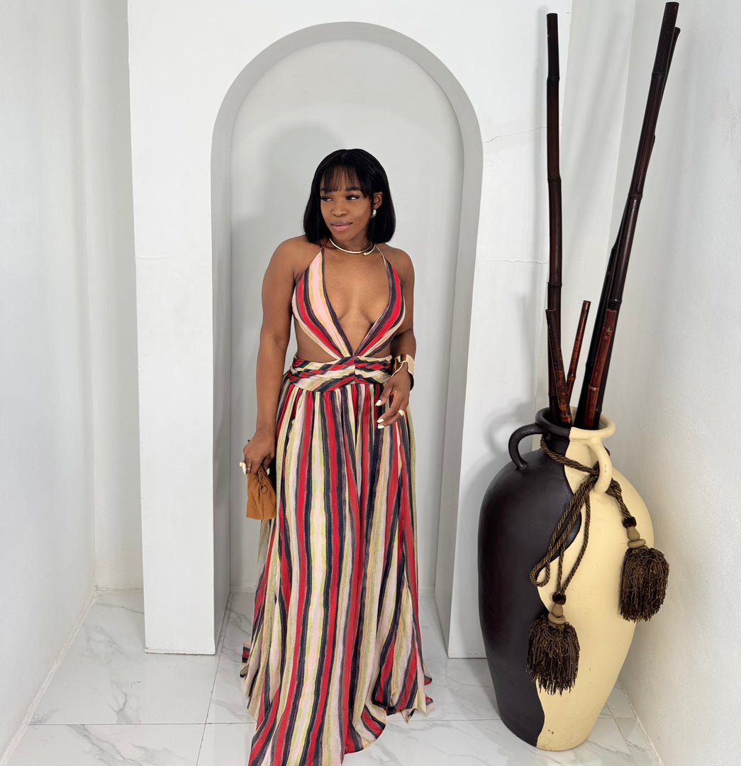 Bouga printed maxi dress