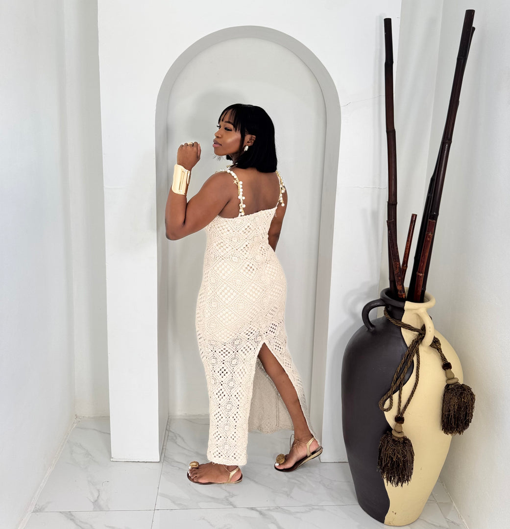 Sandy Shores crochet maxi
