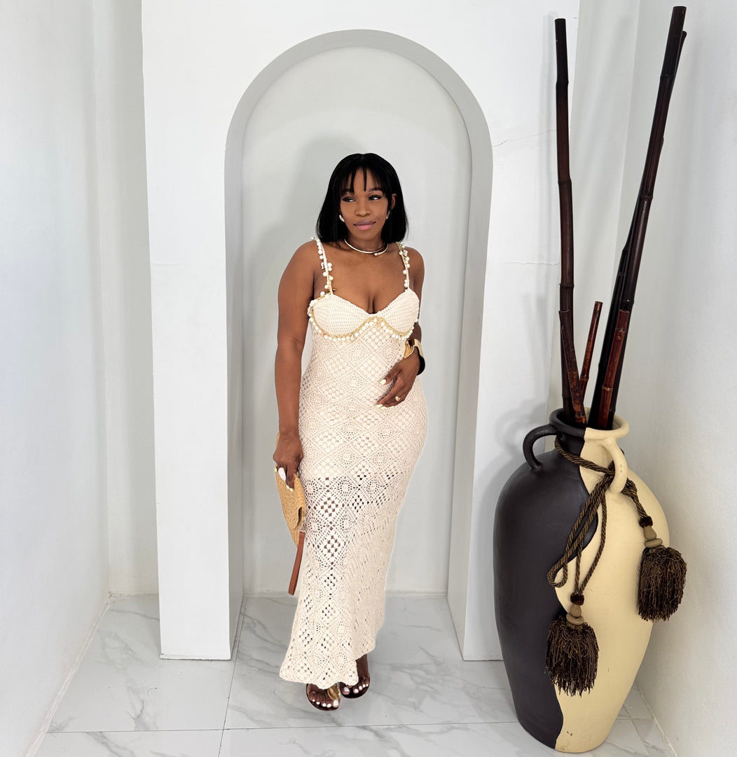 Sandy Shores crochet maxi