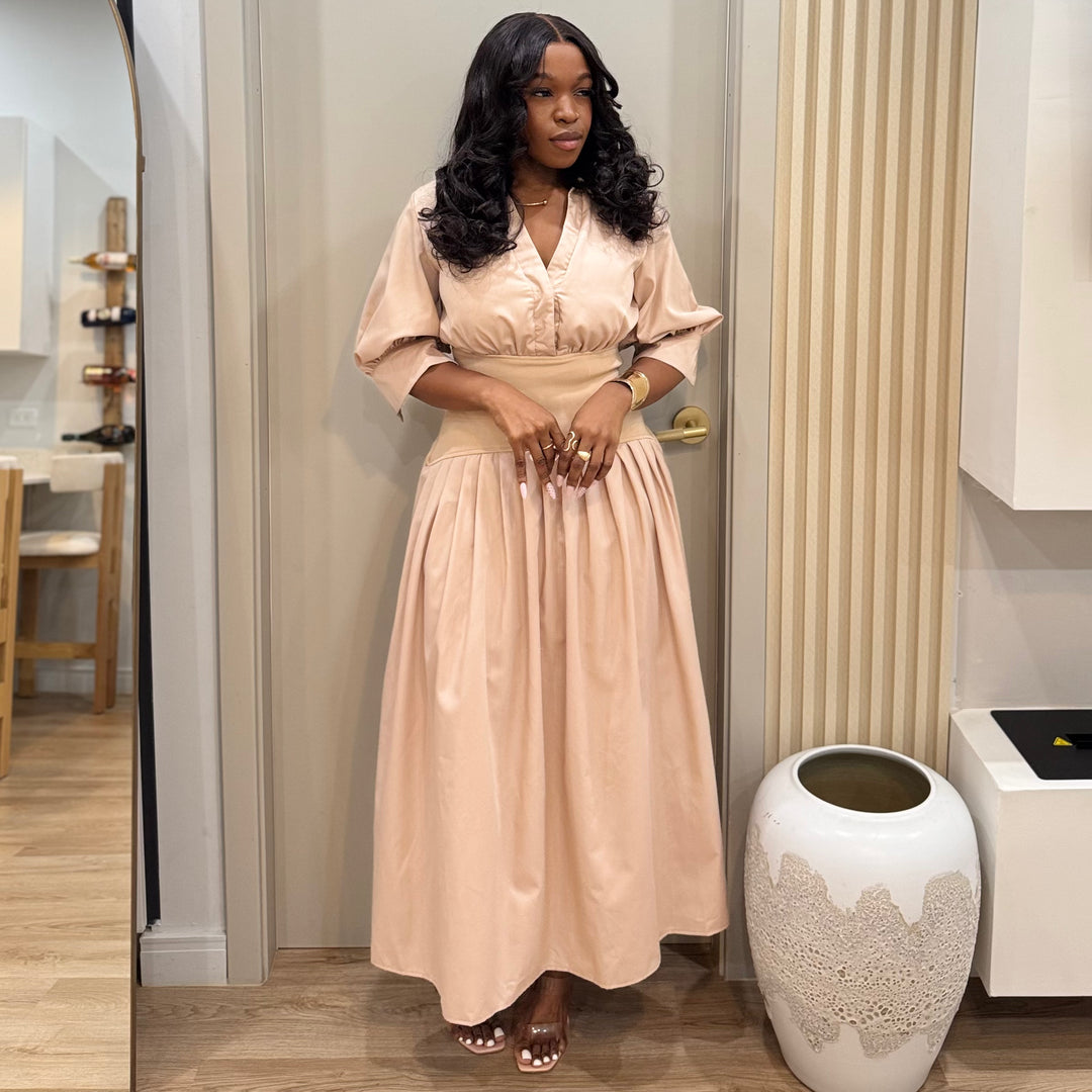 Sablea corset midi dress
