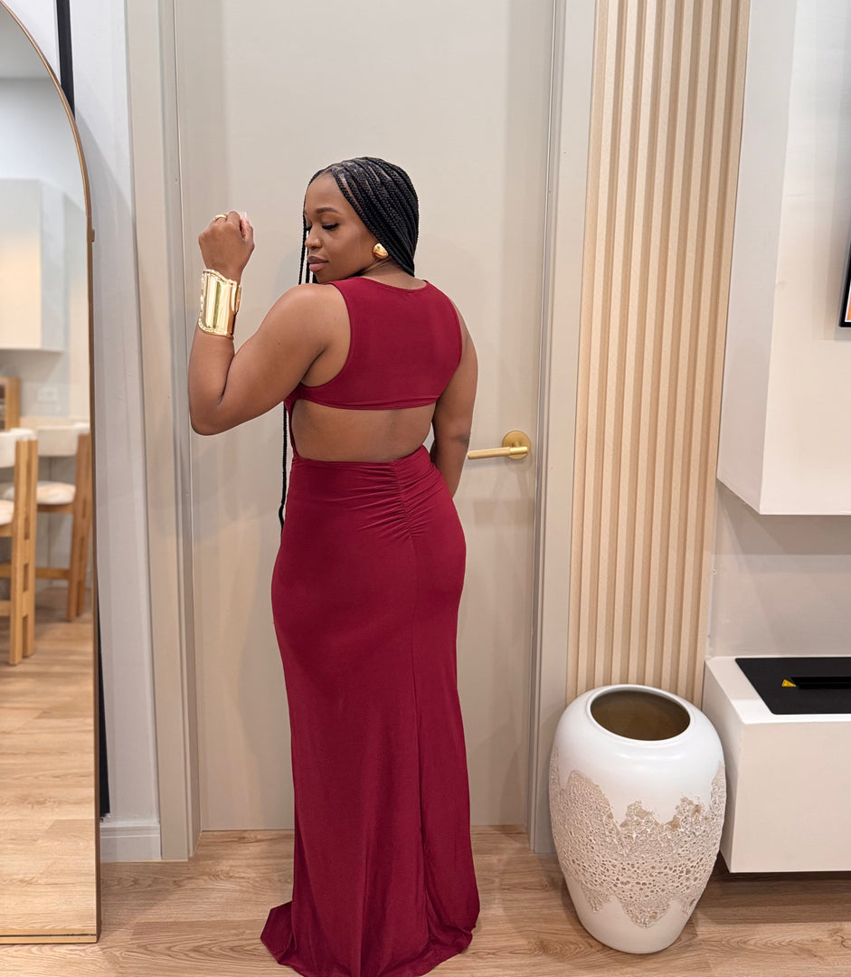 Edge of Elegance maxi dress