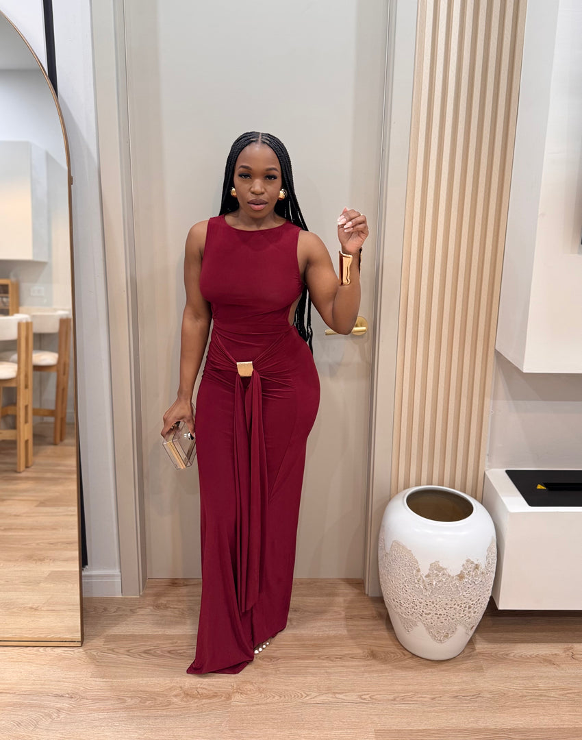 Edge of Elegance maxi dress