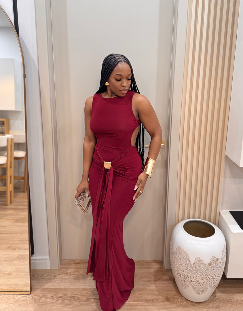 Edge of Elegance maxi dress