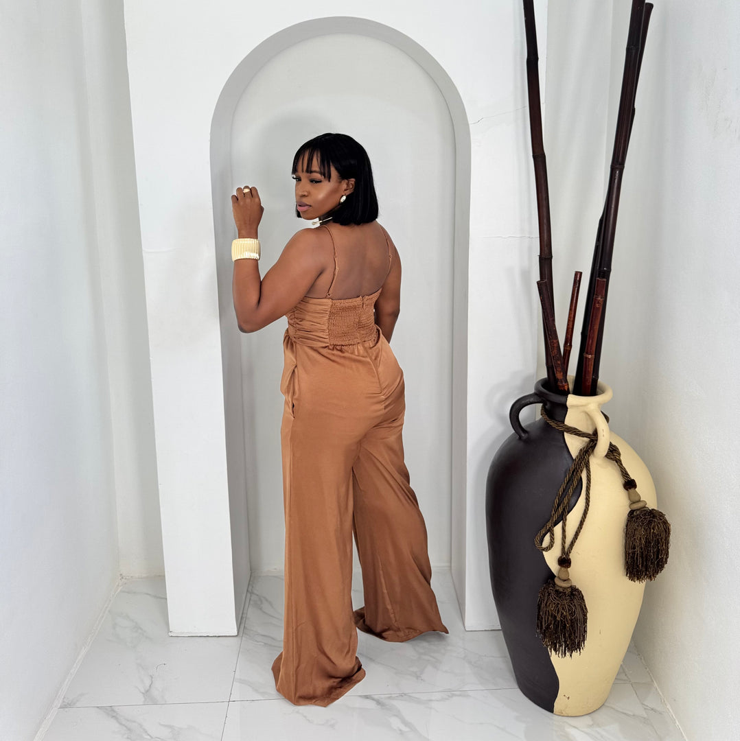 Molten Dew silk jumpsuit