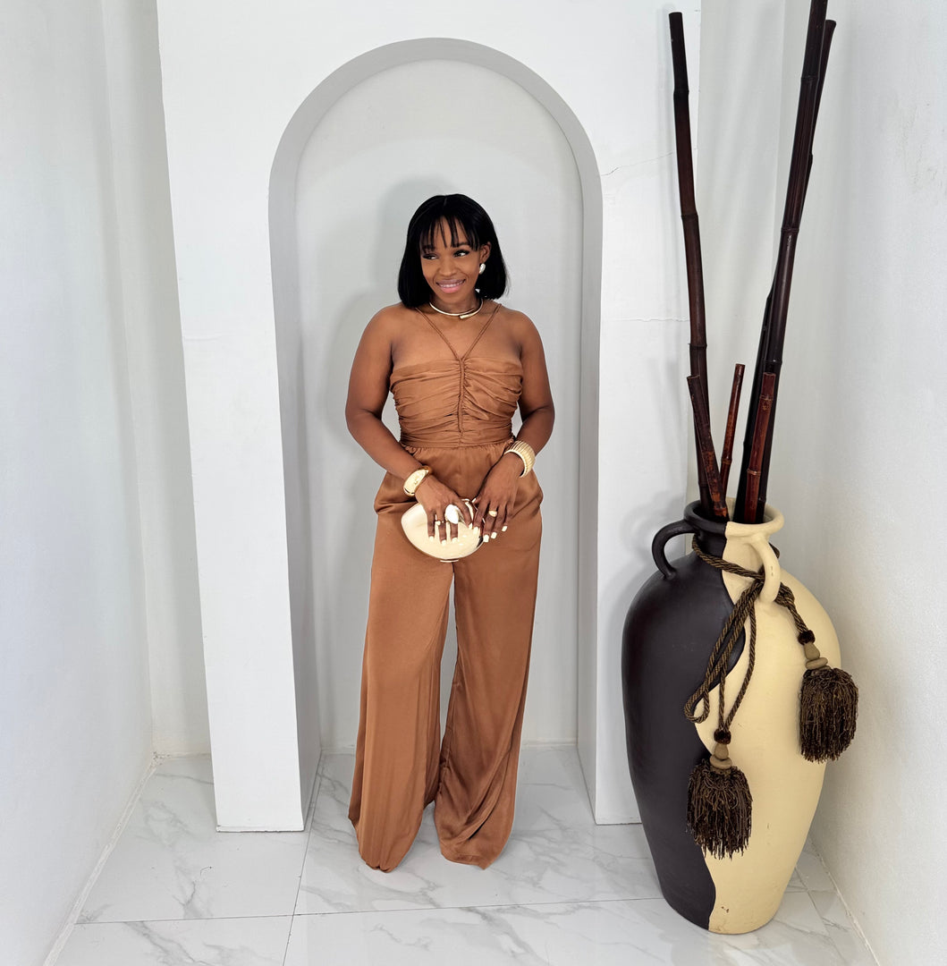 Molten Dew silk jumpsuit