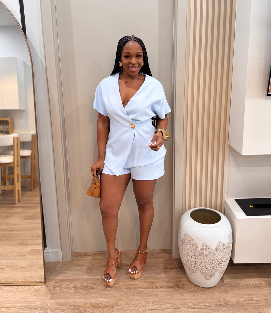 Ruelle 2 piece shorts set