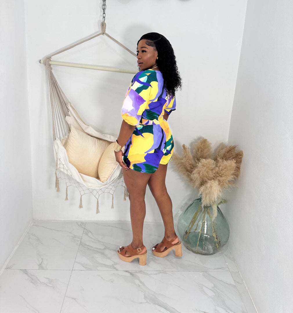 Liani printed romper