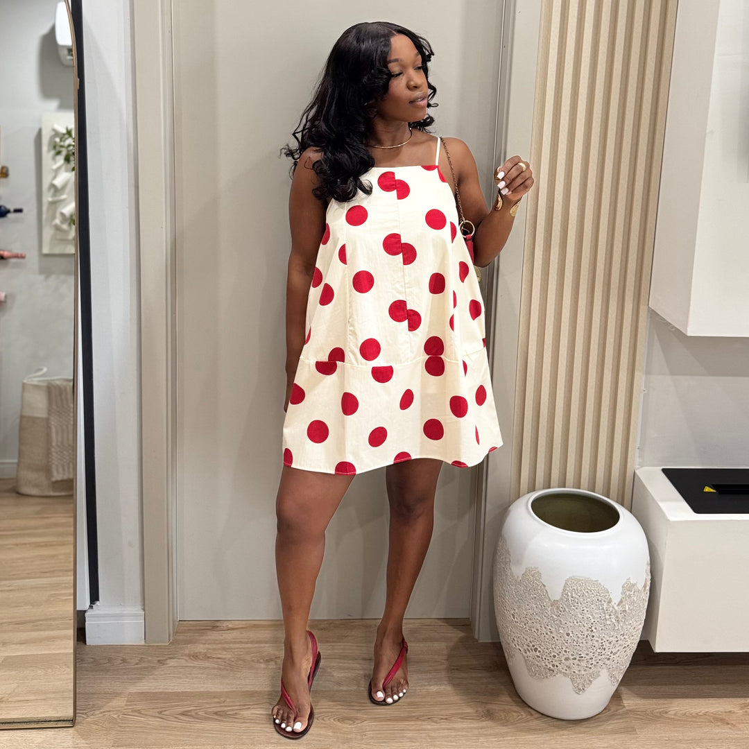 Pipa polka dot mini dress