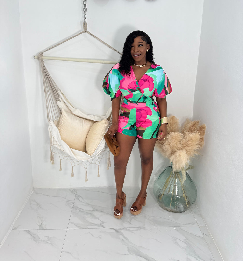 Liani printed romper