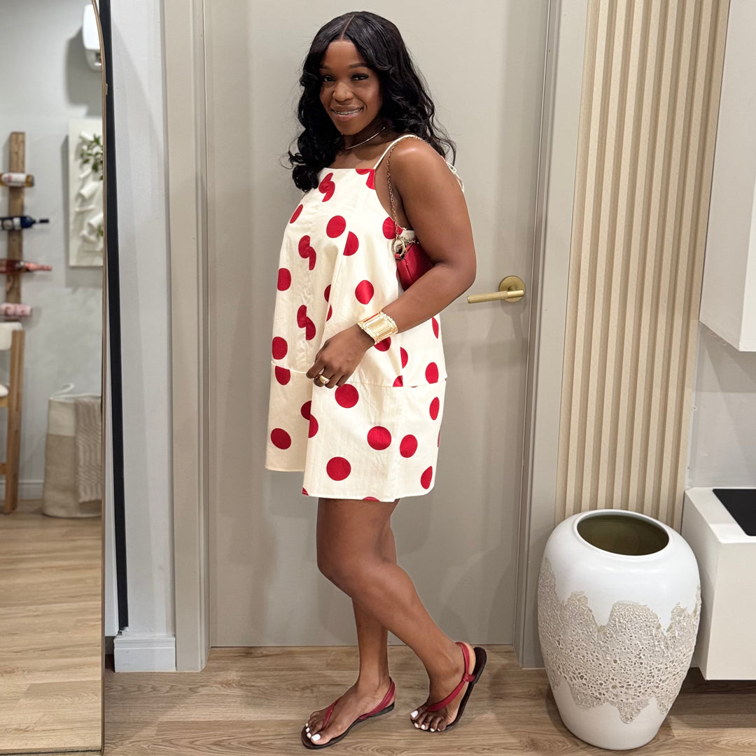Pipa polka dot mini dress