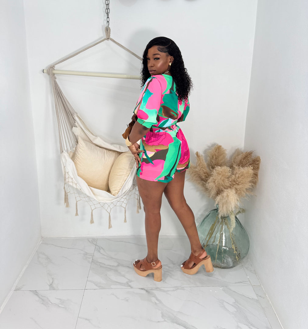 Liani printed romper