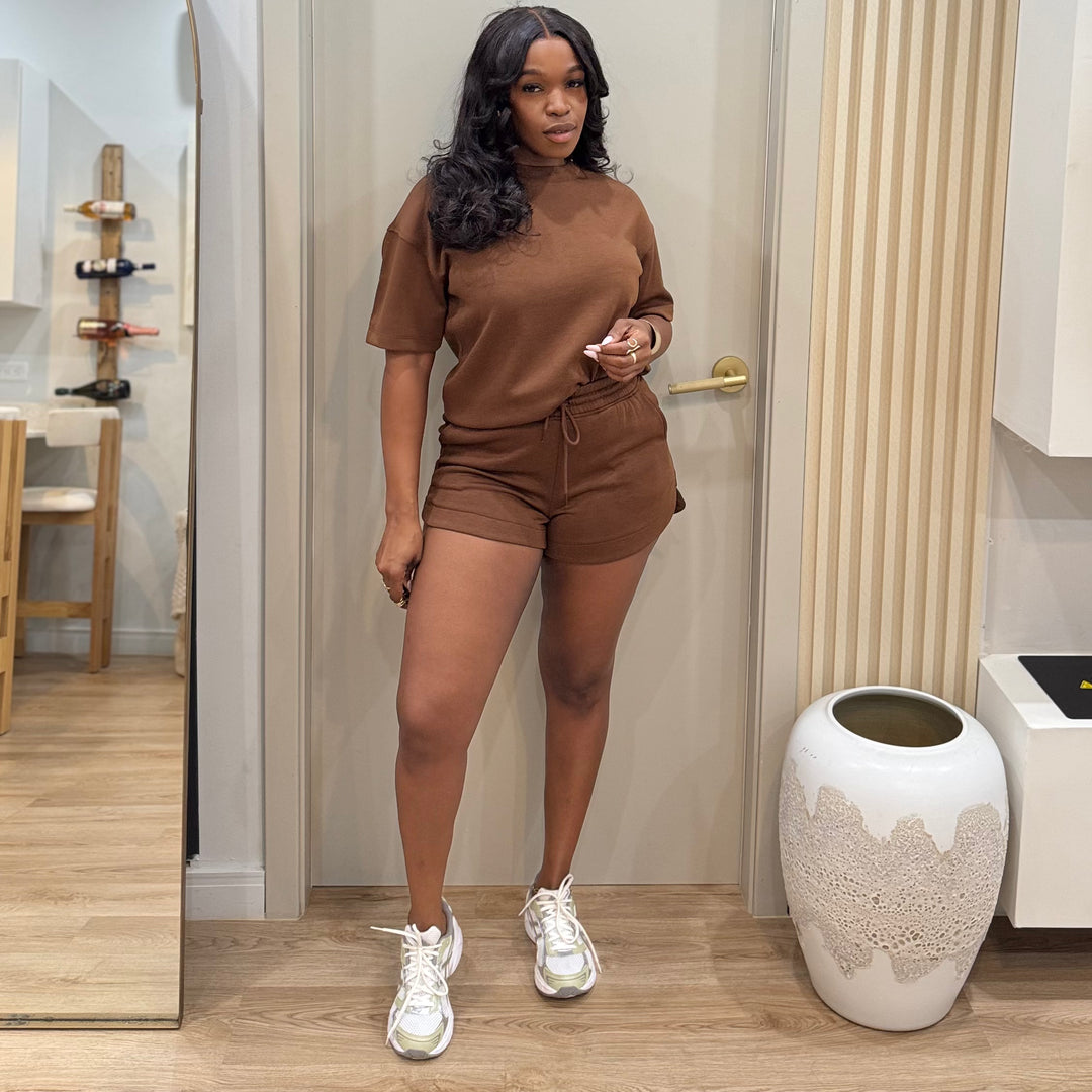 Free spirit co ord scuba shorts set