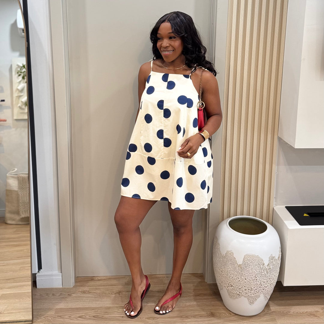 Pipa polka dot mini dress