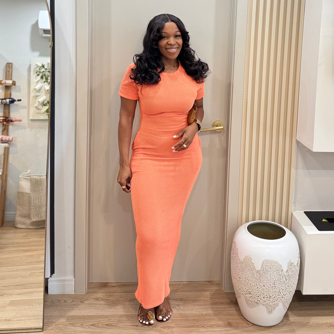 Willow ribbed bodycon dress