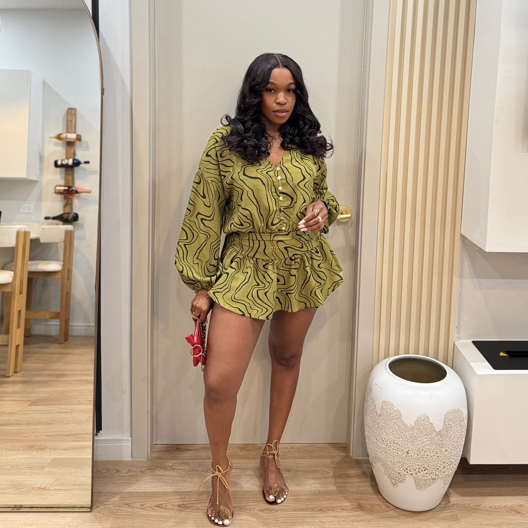 Jungle Heat skort romper
